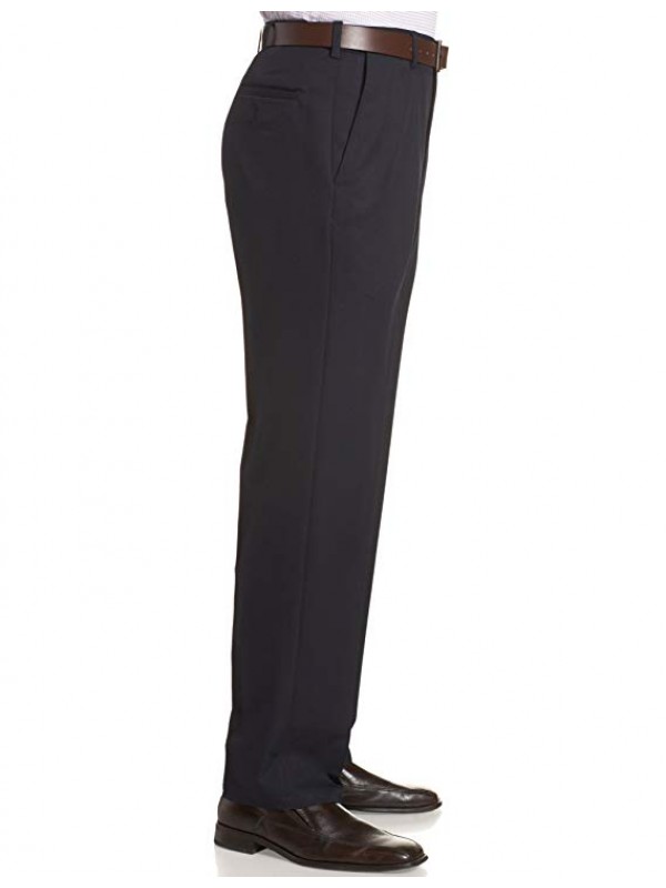 Men's  Hidden Expandable-Waist Plain-Front Pant 