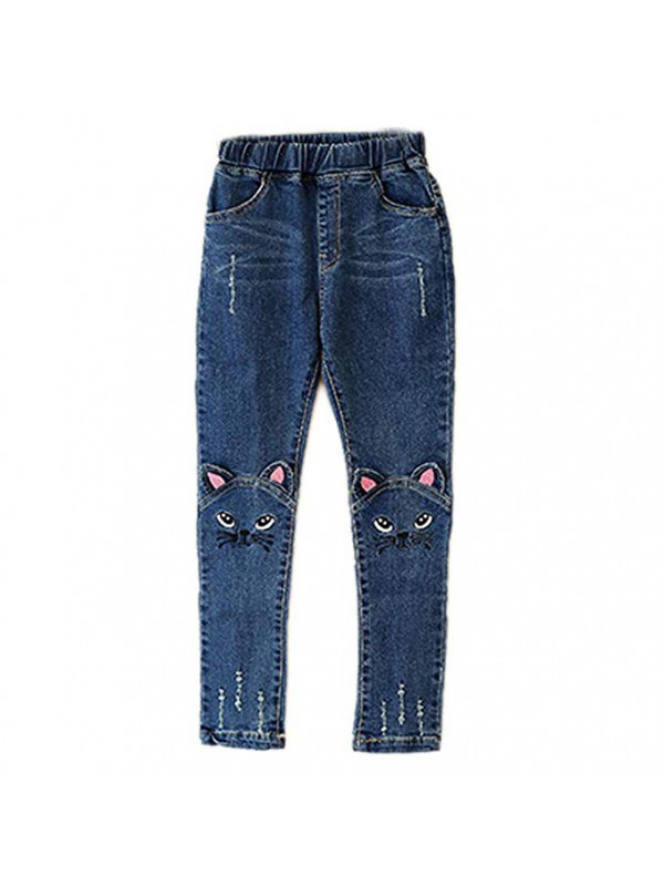 Colorful Childhood Baby Girls Jeans Kids Denim Car...