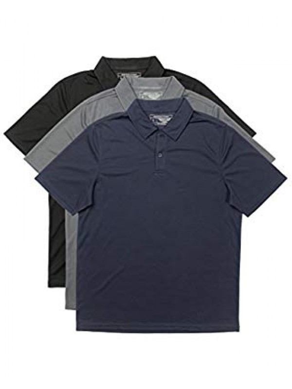 Men's Slim-Fit Cotton Pique Polo Shirt 