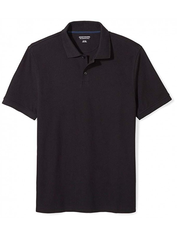 Men's Slim-Fit Cotton Pique Polo Shirt 