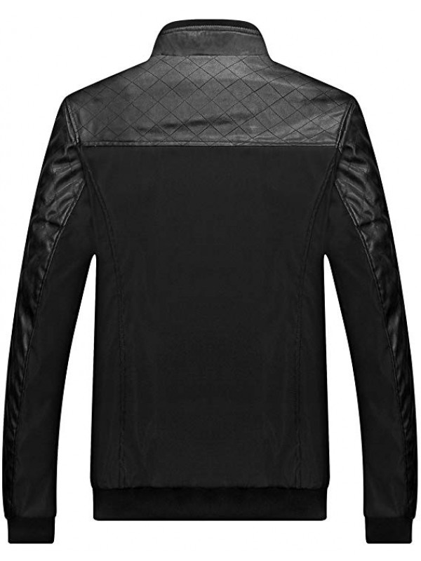 Men's Color Block Slim Casual Thin Lightweight Jacket