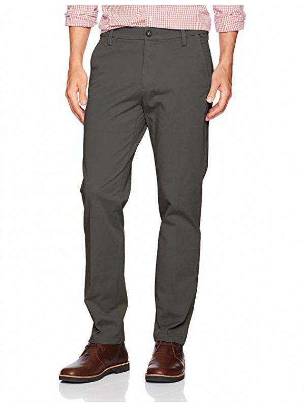 Men's Slim Tapered Fit Workday Khaki Pants