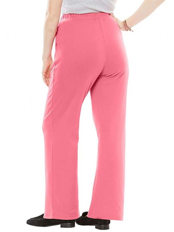 Woman Within Women's Plus Size 7-Day Knit Wide Leg Pant