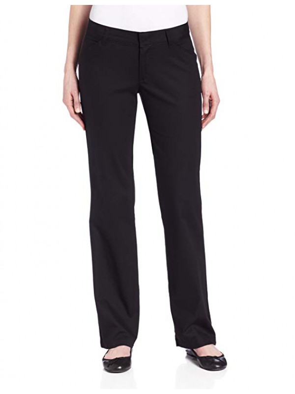 Women's Relaxed Straight Stretch Twill Pant Wrinkl...