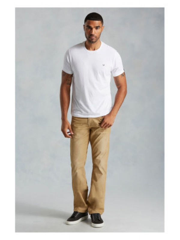 Mens Straight Leg Corduroy Straw Khaki